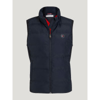 Gewatteerde mouwloze jas Tommy Hilfiger Equestrian Aurora dames Woestijnlucht Blauw