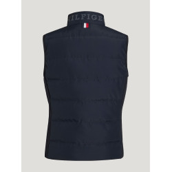 Gewatteerde mouwloze jas Tommy Hilfiger Equestrian Aurora dames Woestijnlucht Blauw Gewatteerde mouwloze jas Tommy Hilfiger Equestrian Aurora dames Woestijnlucht Blauw
