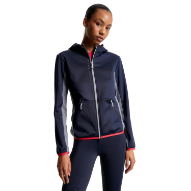 Veste softshell Tommy Hilfiger Equestrian London femme Desert sky Bleu Veste softshell Tommy Hilfiger Equestrian London femme Desert sky Bleu