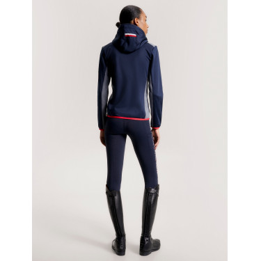 Softshelljack Tommy Hilfiger Equestrian London dames Woestijnlucht Blauw Softshelljack Tommy Hilfiger Equestrian London dames Woestijnlucht Blauw