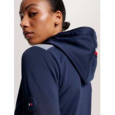 Softshelljack Tommy Hilfiger Equestrian London dames Woestijnlucht Blauw Softshelljack Tommy Hilfiger Equestrian London dames Woestijnlucht Blauw