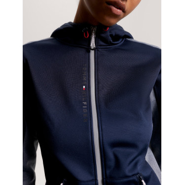 Softshelljack Tommy Hilfiger Equestrian London dames Woestijnlucht Blauw Softshelljack Tommy Hilfiger Equestrian London dames Woestijnlucht Blauw