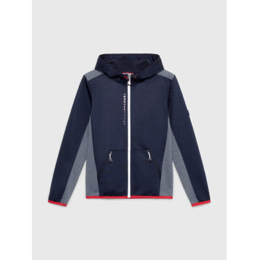 Softshelljack Tommy Hilfiger Equestrian London dames Woestijnlucht Blauw Softshelljack Tommy Hilfiger Equestrian London dames Woestijnlucht Blauw