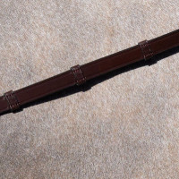 Teugels van Working by Dy'on Volledig Leer Met 7 Stops 5/8" Zwart