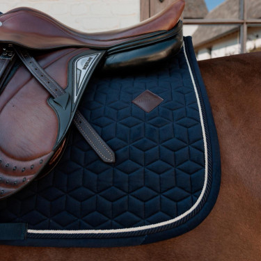 Zadeldek Velvet Jumping Kentucky Marineblauw Zadeldek Velvet Jumping Kentucky Marineblauw