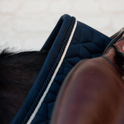 Tapis de selle Velvet jumping Kentucky Bleu marine