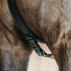 Borsttuig met 5 punten met elastieken New English Collection Dy'on Zwart