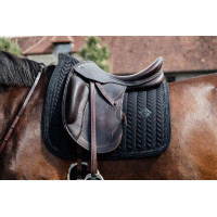 Tapis de selle Kentucky Glitter Stone dressage Marine Bleu marine