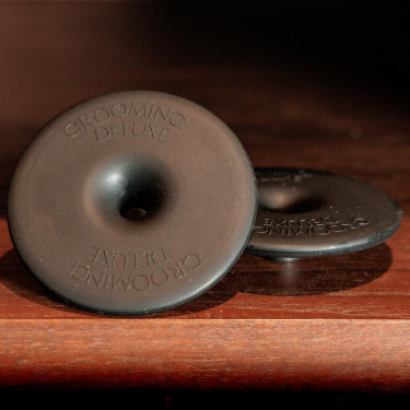 Siliconen bitringen Grooming Deluxe van Kentucky Zwart