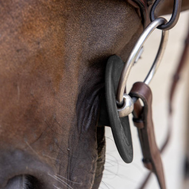 Siliconen bitringen Grooming Deluxe van Kentucky Zwart