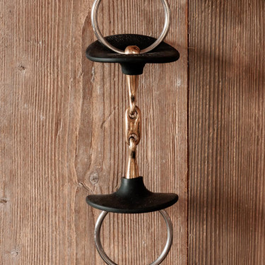 Siliconen bitringen Grooming Deluxe van Kentucky Zwart