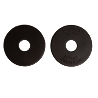 Siliconen bitringen Grooming Deluxe van Kentucky Zwart