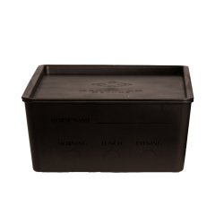 Voederdoos met deksel Grooming Deluxe van Kentucky Zwart Voederdoos met deksel Grooming Deluxe van Kentucky Zwart