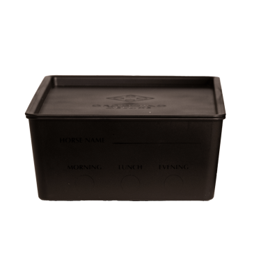 Voederdoos met deksel Grooming Deluxe van Kentucky Zwart Voederdoos met deksel Grooming Deluxe van Kentucky Zwart