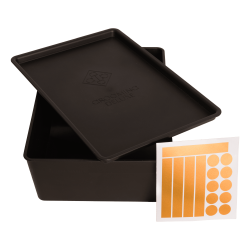 Voederdoos met deksel Grooming Deluxe van Kentucky Zwart Voederdoos met deksel Grooming Deluxe van Kentucky Zwart