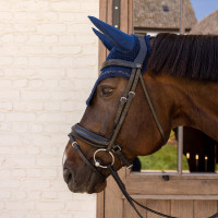 Bonnet anti-mouches Kentucky Wellington Velvet Mini Perles Marine Bleu marine Bonnet anti-mouches Kentucky Wellington Velvet Mini Perles Marine Bleu marine