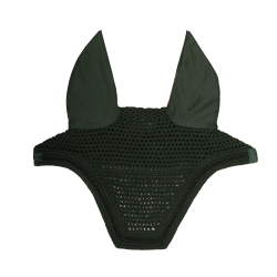 Bonnet anti-mouches Kentucky Wellington Velvet Mini Perles Vert sapin