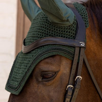 Bonnet anti-mouches Kentucky Wellington Velvet Mini Perles Noir Bonnet anti-mouches Kentucky Wellington Velvet Mini Perles Noir