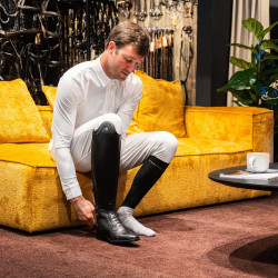 Bottes Dy'on Slim à Lacets de la taille 36/40 Noir