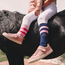 Chaussettes Kentucky Enfants Lignées par 2 Kentucky Marine / rose clair Bleu marine Chaussettes Kentucky Enfants Lignées par 2 Kentucky Marine / rose clair Bleu marine