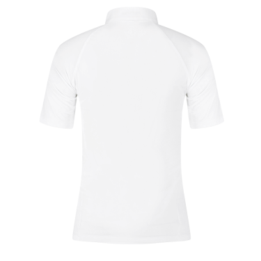 Chemise de Concours Kentucky Classic Femme à tirette pailletée manches courtes Blanc Chemise de Concours Kentucky Classic Femme à tirette pailletée manches courtes Blanc