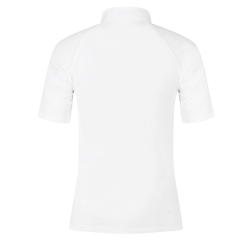 Kentucky Classic wedstrijdshirt dames met glinsterende rits, korte mouwen Wit Kentucky Classic wedstrijdshirt dames met glinsterende rits, korte mouwen Wit