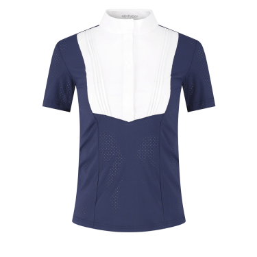 Kentucky Heritage Air wedstrijdshirt voor dames met korte mouwen Marine Marineblauw Kentucky Heritage Air wedstrijdshirt voor dames met korte mouwen Marine Marineblauw