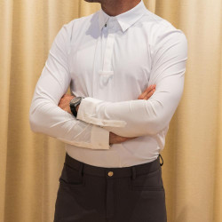 Chemise de Concours Kentucky Homme Classic manches longues Blanc Chemise de Concours Kentucky Homme Classic manches longues Blanc