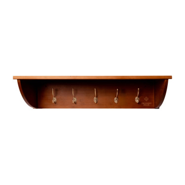 Helmrek met 5 haken Grooming Deluxe by Kentucky Hout Beige