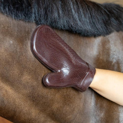 Gant de Grooming en Caoutchouc Grooming Deluxe by Kentucky Marron Gant de Grooming en Caoutchouc Grooming Deluxe by Kentucky Marron
