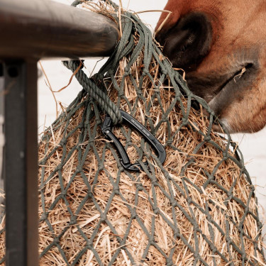 Aluminium Veiligheidskarabijnhaak Grooming Deluxe van Kentucky Zwart