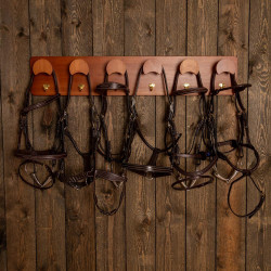 Houder voor hoofdstellen Pro Grooming Deluxe van Kentucky Hout Beige