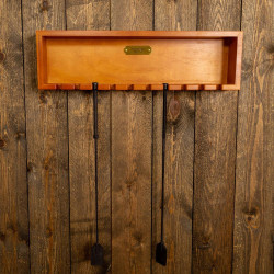 Rechtdoor Zweephouder Grooming Deluxe van Kentucky Hout Beige