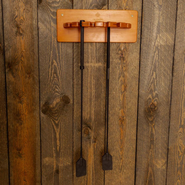 Porte-cravaches Rond Grooming Deluxe by Kentucky Bois Beige Porte-cravaches Rond Grooming Deluxe by Kentucky Bois Beige