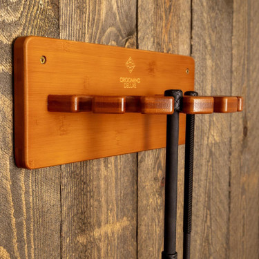 Ronde zweephouder Grooming Deluxe van Kentucky Hout Beige