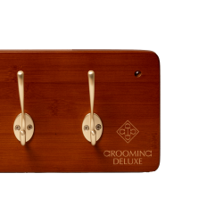 Porte-Sangles et Vestes 10 Crochets Grooming Deluxe by Kentucky Bois Beige Porte-Sangles et Vestes 10 Crochets Grooming Deluxe by Kentucky Bois Beige