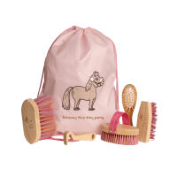 Sac à Brosses Set Sammy kids Grooming Deluxe by Kentucky Vieux rose Sac à Brosses Set Sammy kids Grooming Deluxe by Kentucky Vieux rose
