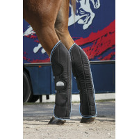 GUETRES DE TRANSPORT EQUI THEME TYREX 600 D Noir / ciel GUETRES DE TRANSPORT EQUI THEME TYREX 600 D Noir / ciel