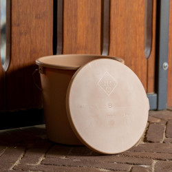 Seau avec Couvercle Grooming Deluxe by Kentucky Beige Seau avec Couvercle Grooming Deluxe by Kentucky Beige