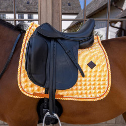 Tapis de selle Kentucky Velvet Dressage Printing Orange Tapis de selle Kentucky Velvet Dressage Printing Orange