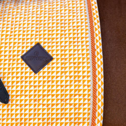 Tapis de selle Kentucky Velvet Dressage Printing Orange Tapis de selle Kentucky Velvet Dressage Printing Orange
