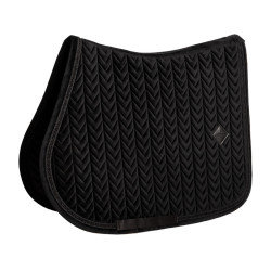Tapis de selle Kentucky Velvet Mini Peals Jumping Noir