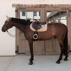 Tapis de selle Kentucky Velvet Mini Peals Jumping Beige Tapis de selle Kentucky Velvet Mini Peals Jumping Beige