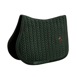 Tapis de selle Kentucky Velvet Mini Peals Jumping Vert sapin Tapis de selle Kentucky Velvet Mini Peals Jumping Vert sapin