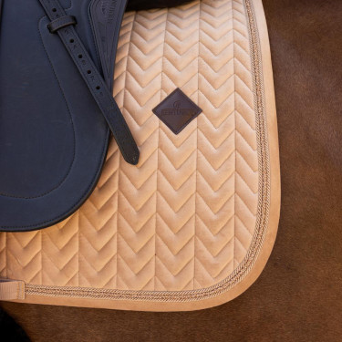 Tapis de selle Kentucky velvet mini Pearls Dressage Beige