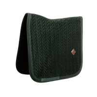 Tapis de selle Kentucky velvet mini Pearls Dressage Vert sapin Tapis de selle Kentucky velvet mini Pearls Dressage Vert sapin