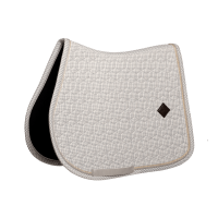 Tapis de Selle Velours Kentucky Imprimés Gris / blanc