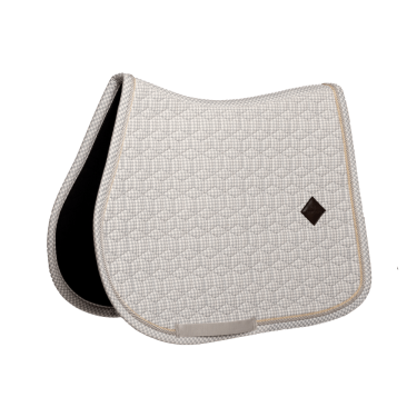 Tapis de Selle Velours Kentucky Imprimés Gris / blanc