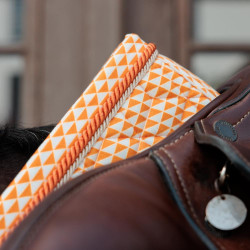 Tapis de Selle Velours Kentucky Imprimés Orange Tapis de Selle Velours Kentucky Imprimés Orange