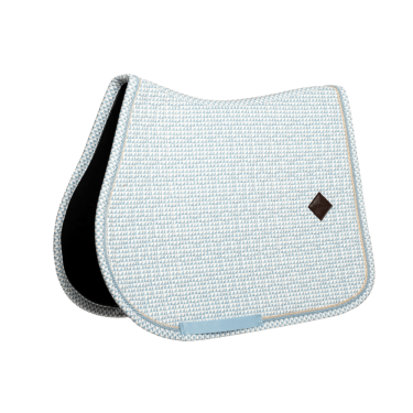 Tapis de Selle Velours Kentucky Imprimés Bleu clair